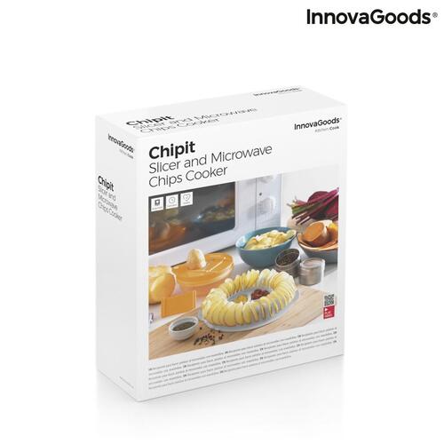 Sæt til fremstilling af chips i Mikrobølgeovn med mandolin og opskrifter Chipit InnovaGoods