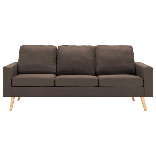 3 personers sofa stof brun