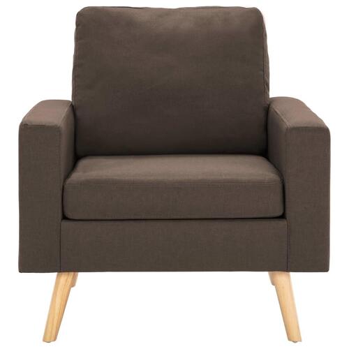 3 personers sofa stof brun