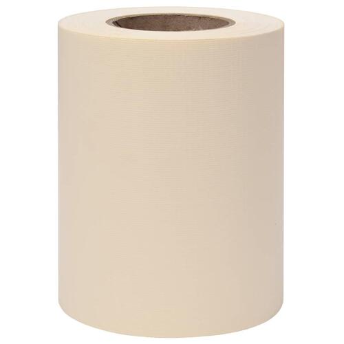 Haveskærm 35x0,19 m PVC cremefarvet