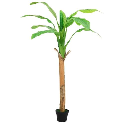 Kunstig bananpalme med potte 180 cm grøn