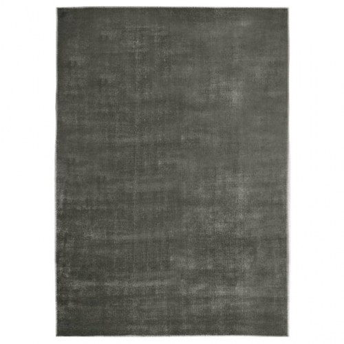 Gulvtæppe vaskbart og foldbart 200x300 cm polyester gråbrun