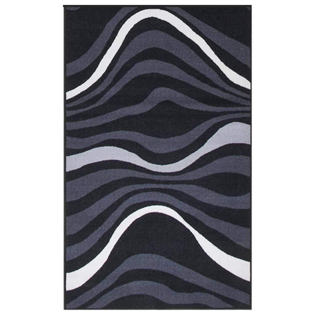 Tæppeløber 80x150 cm sort