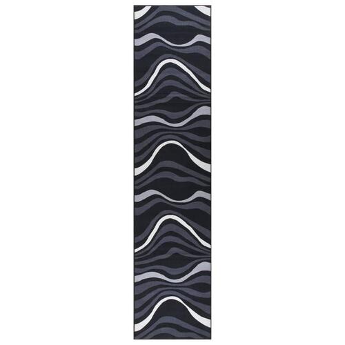 Tæppeløber 80x400 cm sort