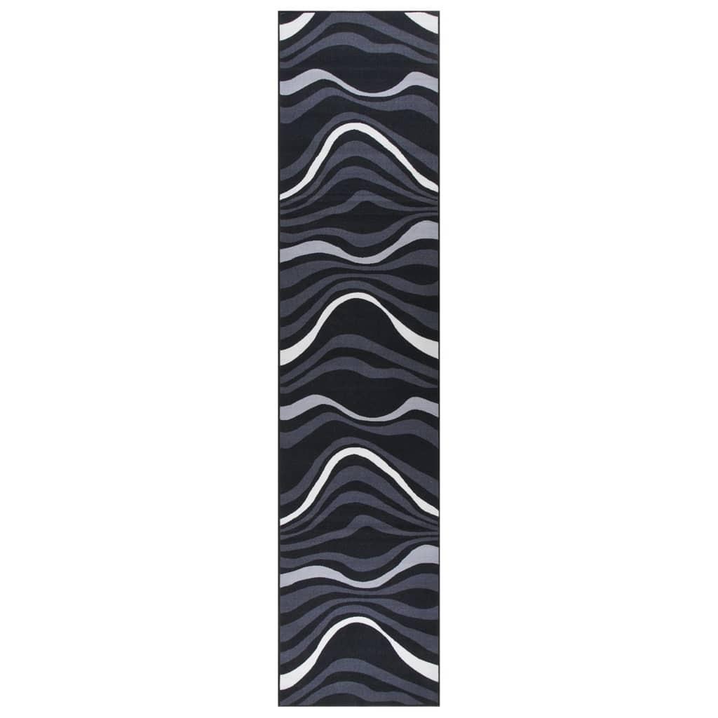 Tæppeløber 80x400 cm sort