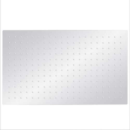 Regnbrusehoved 50x30 cm rektangulær rustfrit stål 304