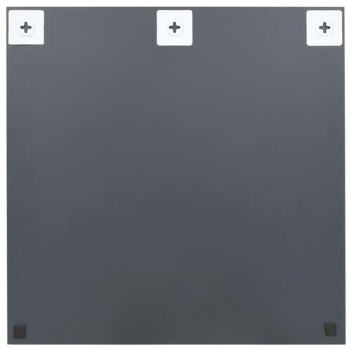Vægspejl med LED-lys firkantet glas