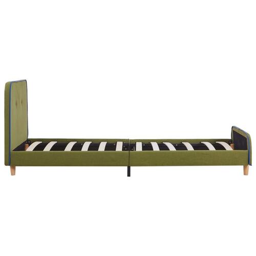 Sengestel 90 x 200 cm stof grøn
