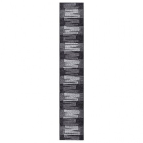 Tæppeløber 67x400 cm skridsikker bagside antracitgrå