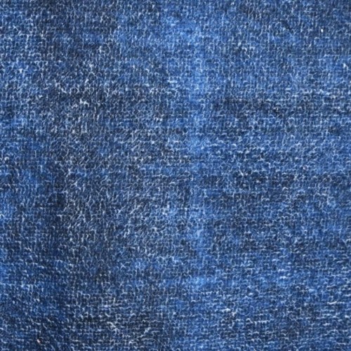 Gulvtæppe vaskbart og foldbart 120x170 cm polyester marineblå