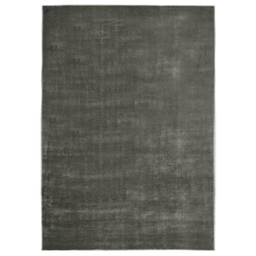 Gulvtæppe vaskbart og foldbart 120x170 cm polyester gråbrun