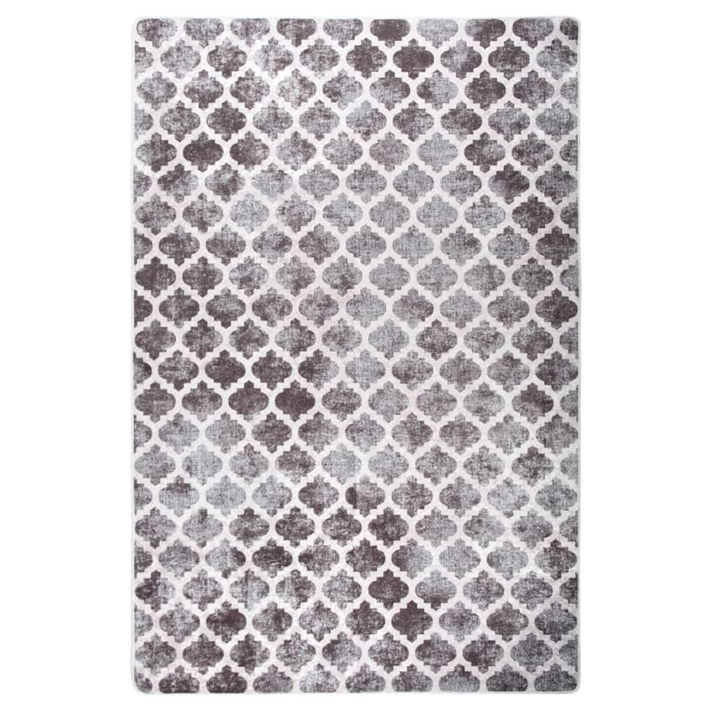 Gulvtæppe 80x150 cm skridsikkert og vaskbart flerfarvet
