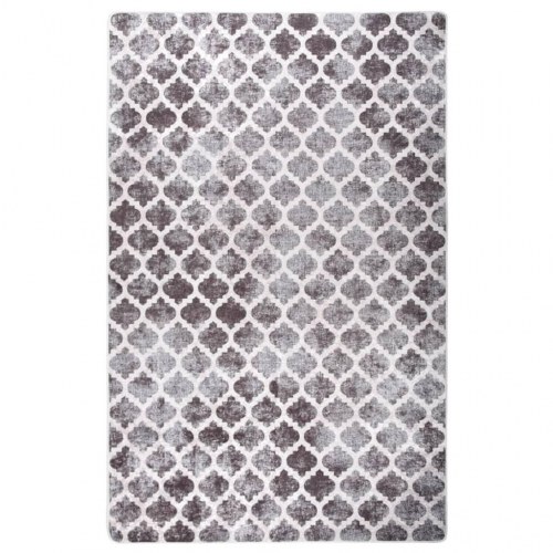 Vaskbart gulvtæppe 160 × 230 cm - flerfarvet, blødt fløjl