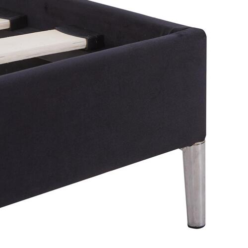 Sengestel 180 x 200 cm stof sort