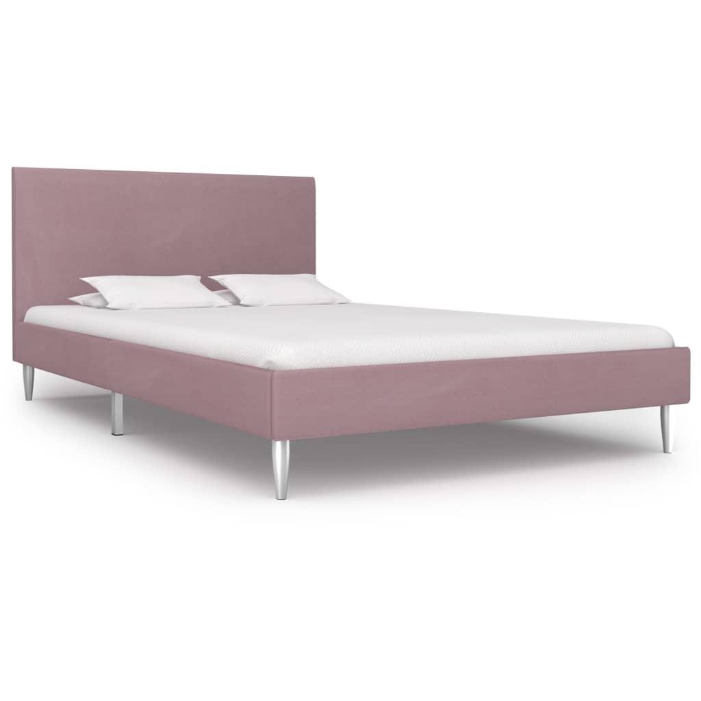 Sengestel 120 x 200 cm stof pink