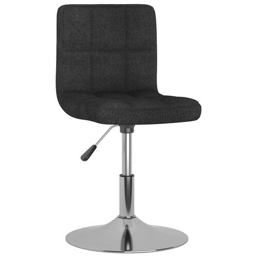 Drejelige spisebordsstole 6 stk. stof sort