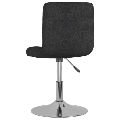 Drejelige spisebordsstole 6 stk. stof sort