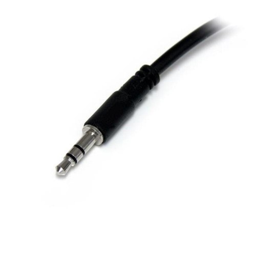 Jack splitter kabel 3,5 mm Startech - sort 0,2 m