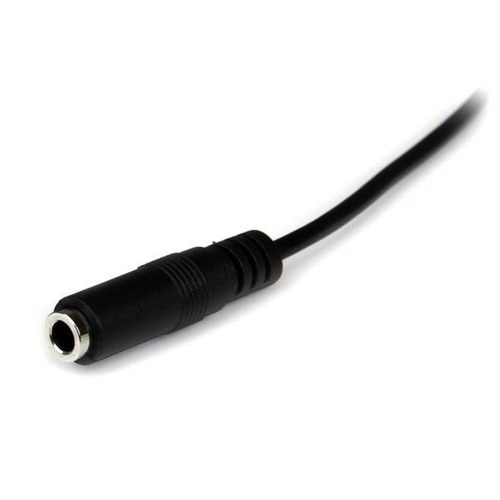 Jack-forlængerkabel 3,5 mm - Startech - Sort 1 m