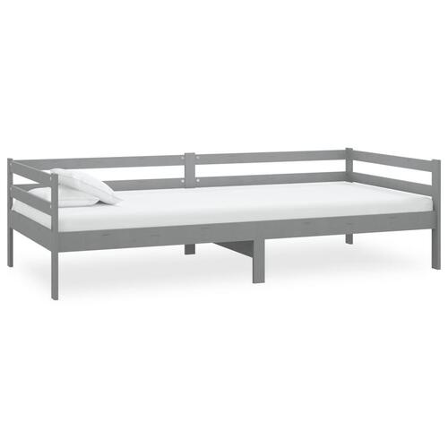 Daybed 90x200 cm massivt fyrretræ grå