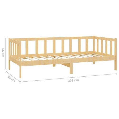 Daybed 90x200 cm massivt fyrretræ