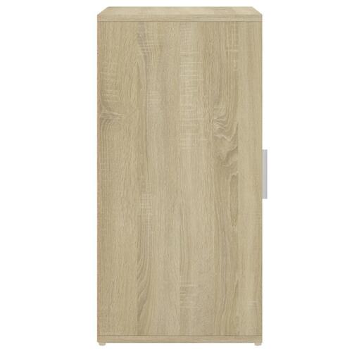 Skoskab 32x35x70 cm spånplade sonoma-eg