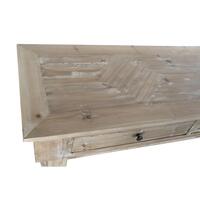 Konsol MB-172724 184,5 x 48 x 86 cm Hvid Lys brun Fyrretræ