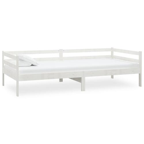 Daybed 90x200 cm massivt fyrretræ hvid
