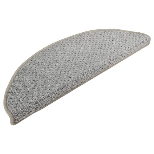 Trappemåtter 15 stk. 65x21x4 cm grå