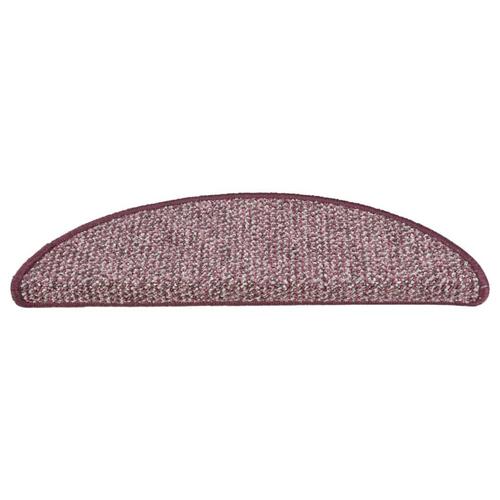 Trappemåtter 15 stk. 65x21x4 cm lilla