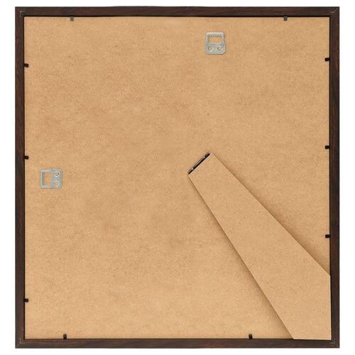 Billedrammer 5 stk. til væg eller bord 40x40 cm MDF sort