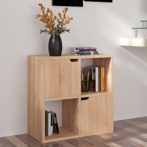 Bogreol 60x27,5x59,5 cm spånplade sonoma-eg