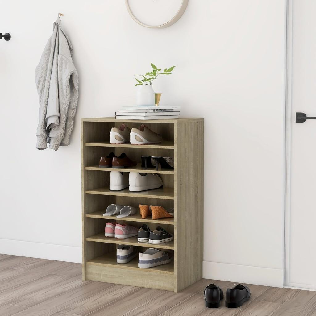 Skoreol 60x35x92 cm konstrueret træ sonoma-eg
