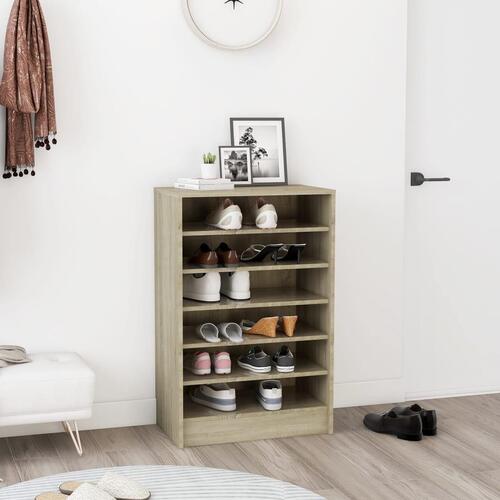 Skoreol 60x35x92 cm konstrueret træ sonoma-eg