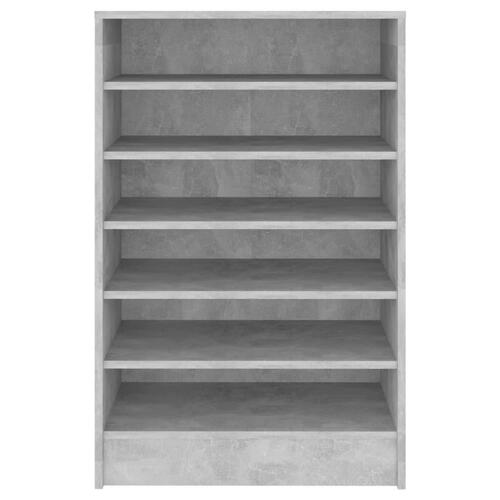 Skoreol 60x35x92 cm konstrueret træ betongrå