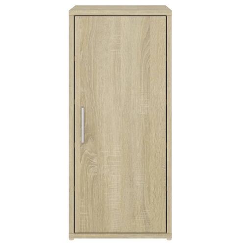 Skoskabe 2 stk. 32x35x70 cm konstrueret træ sonoma-eg
