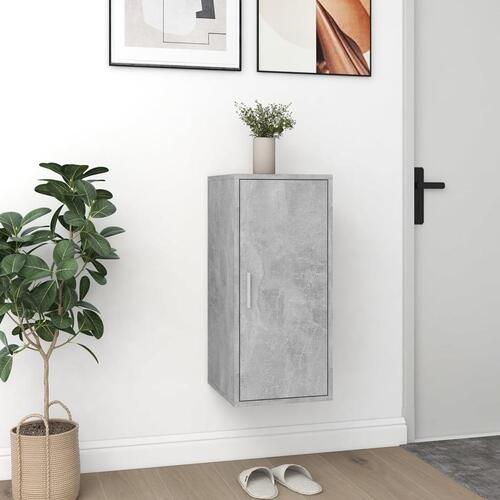 Skoskab 32x35x70 cm konstrueret træ betongrå