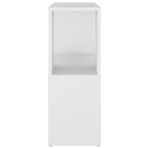 Bogreol 60x24x63 cm konstrueret træ hvid