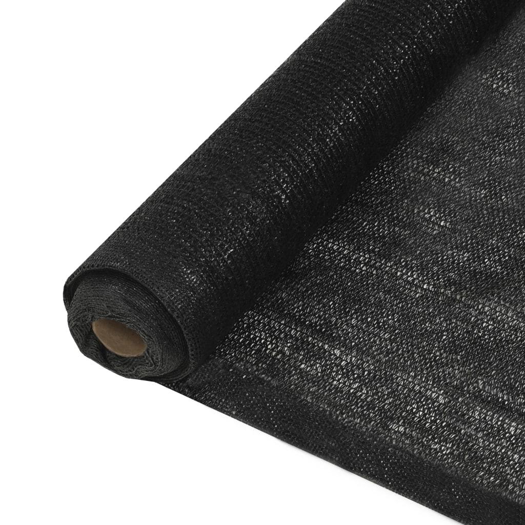 Afskærmning 2x50 m 150 g/m² HDPE sort