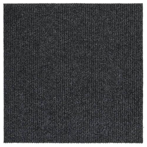Snavsbestandig tæppeløber 100x100 cm antracitgrå