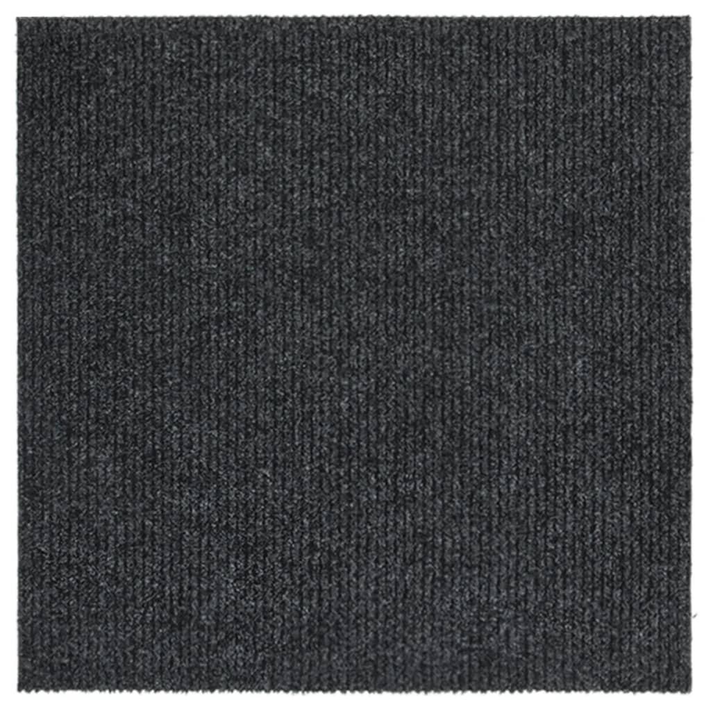 Snavsbestandig tæppeløber 100x100 cm antracitgrå