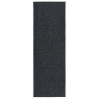 Snavsbestandig tæppeløber 100x300 cm antracitgrå