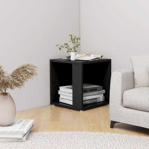 Sidebord 33x33x34,5 cm spånplade sort