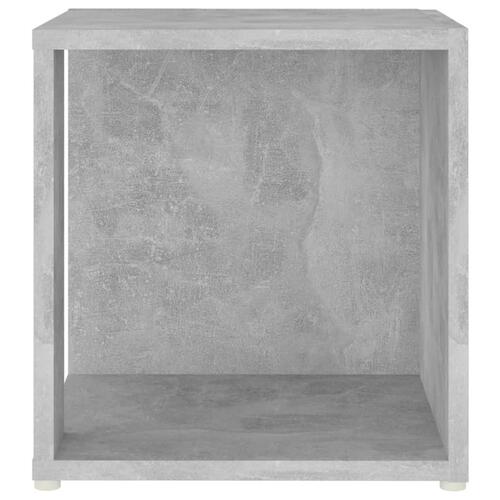 Sidebord 33x33x34,5 cm spånplade betongrå