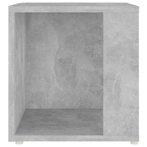 Sidebord 33x33x34,5 cm spånplade betongrå
