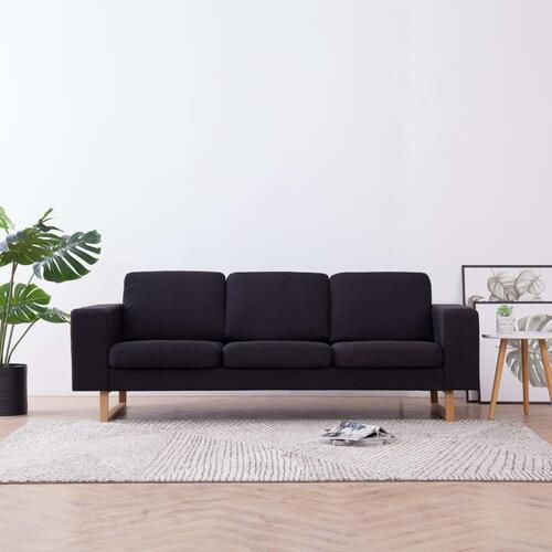 3-personers sofa i stof sort