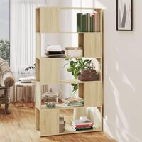 Bogreol/rumdeler 80 x 24 x 155 cm spånplade sonoma-eg