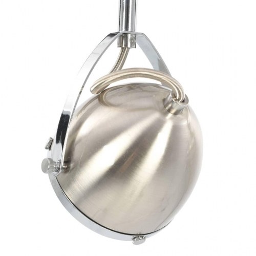 2-vejs spotlampe GU10 sølvfarvet