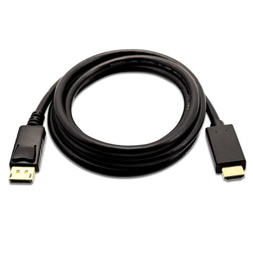 DisplayPort til HDMI kabel V7 V7DP2HD-03M-BLK-1E Sort