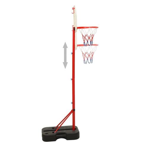 Bærbart basketballsæt justerbart 138,5-166 cm